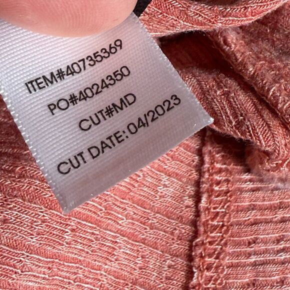 Torrid Textured Jersey Scoop Neck Button Down Babydoll Coral 1/1X - Picture 7 of 7